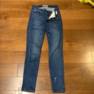Madewell skinny high waisted jeans